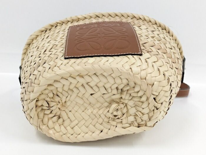 LOEWE かごバッグ ベージュ・ブラウン LOEWE かごバッグ ベージュ