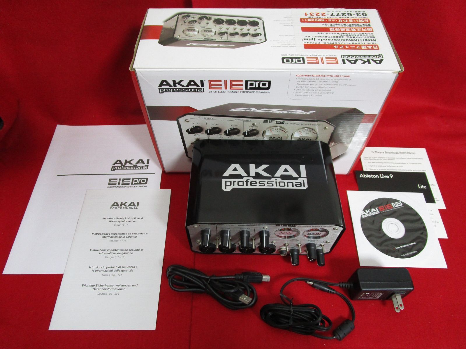 AKAI 捕虜 EIE Pro オーディオインターフェース