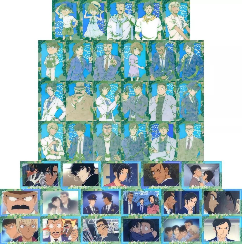 中古】キャラカード 全40種セット 「名探偵コナン オーロラアート