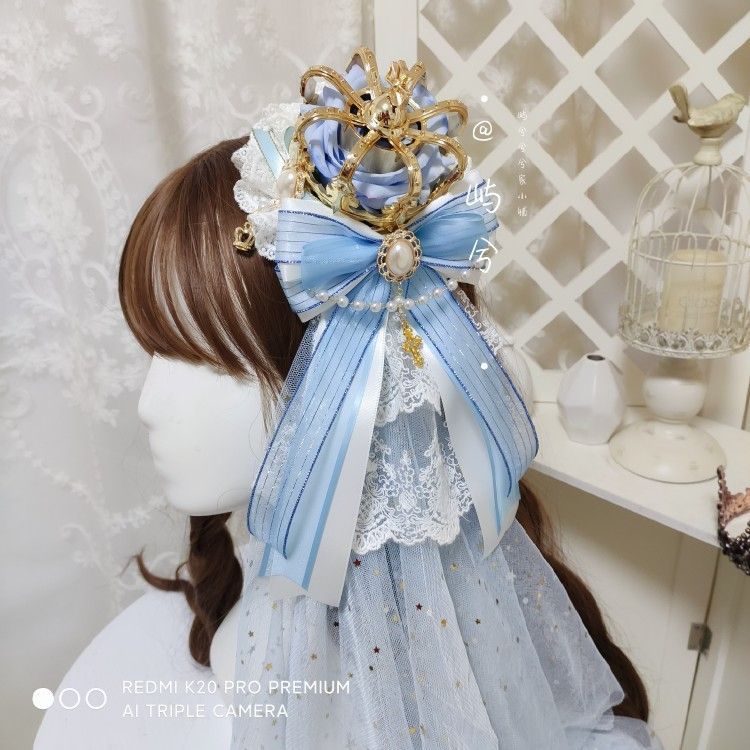 新品未使用 オリジナルデザイン ロリータ風 ヘアアクセサリー 新品未使用 オリジナルデザイン ロリータ風 ヘアアクセサリー