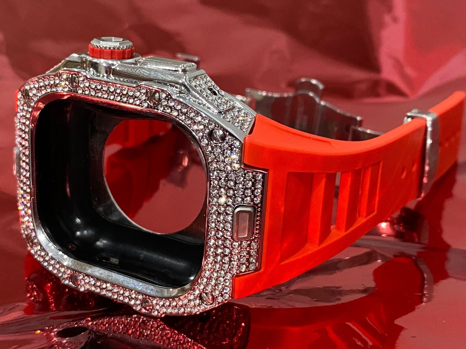 アップルウォッチラバーバンドベルトウルトラAppleWatchカバー