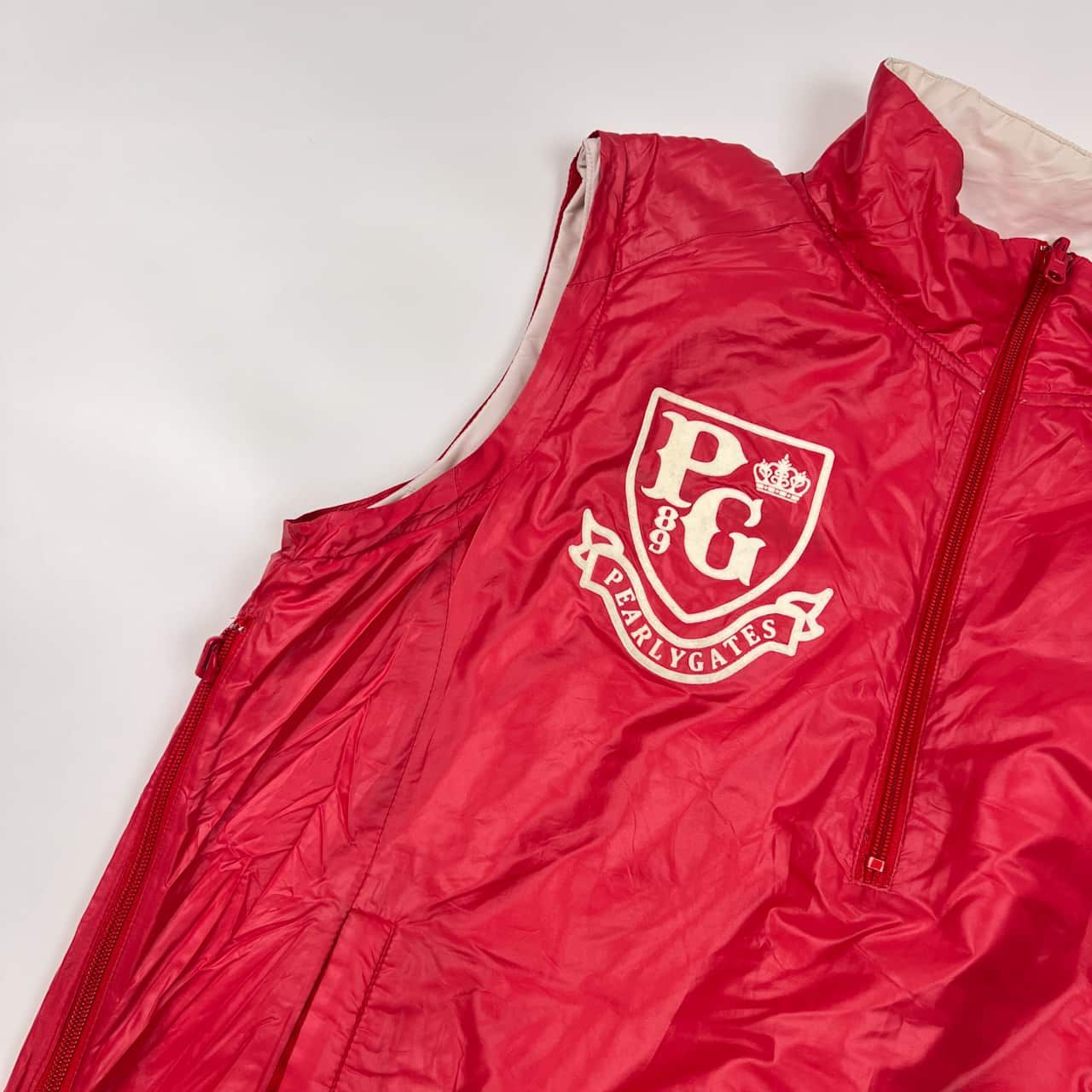 パーリーゲイツ　3way ナイロンジャケット　リバーシブル　ベスト　5サイズ パーリーゲイツ 3way ナイロンジャケット リバーシブル ベスト 5