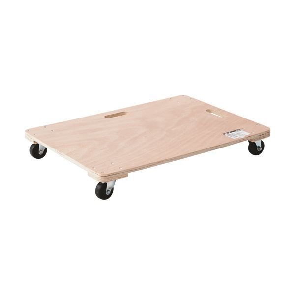 YAMAZEN木製平台車 600×900mm WD-9060 1台