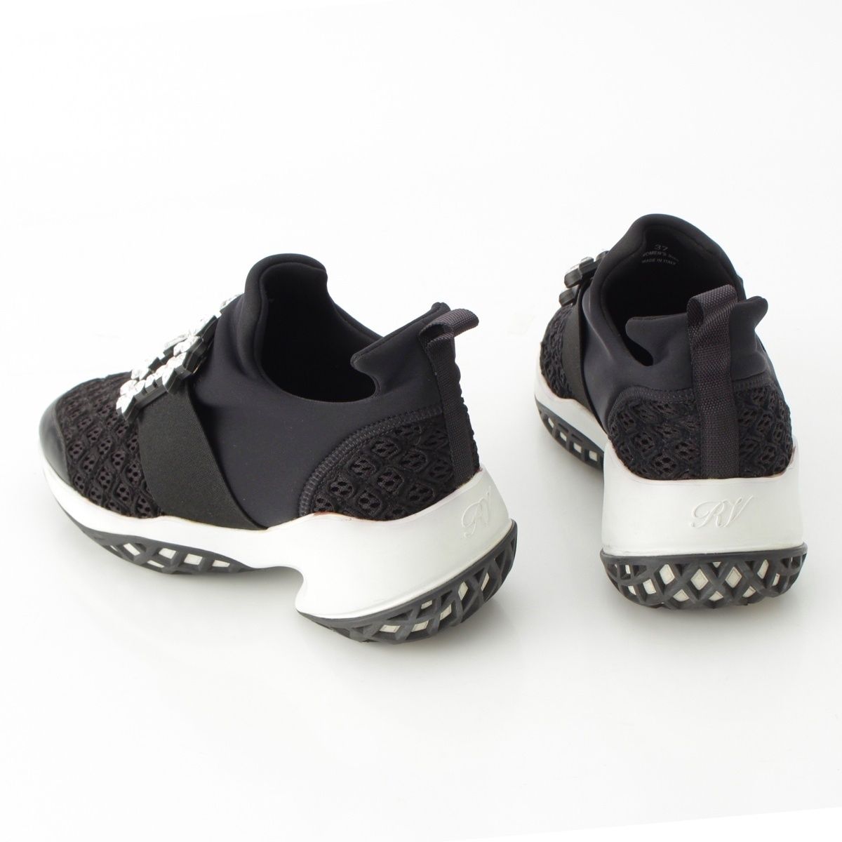 ロジェヴィヴィエ ヴィヴ ラン ファブリック スニーカー  