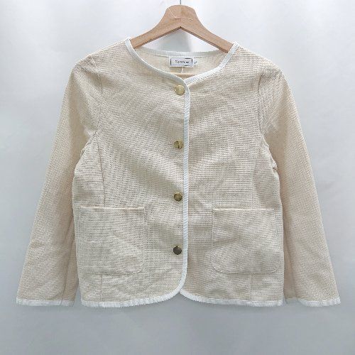 新品 Bon mercerie 38 ノーカラー ジャケット アナトリエ ⭐︎ anatelier（ノーカラージャケット）のフリマアイテム一覧