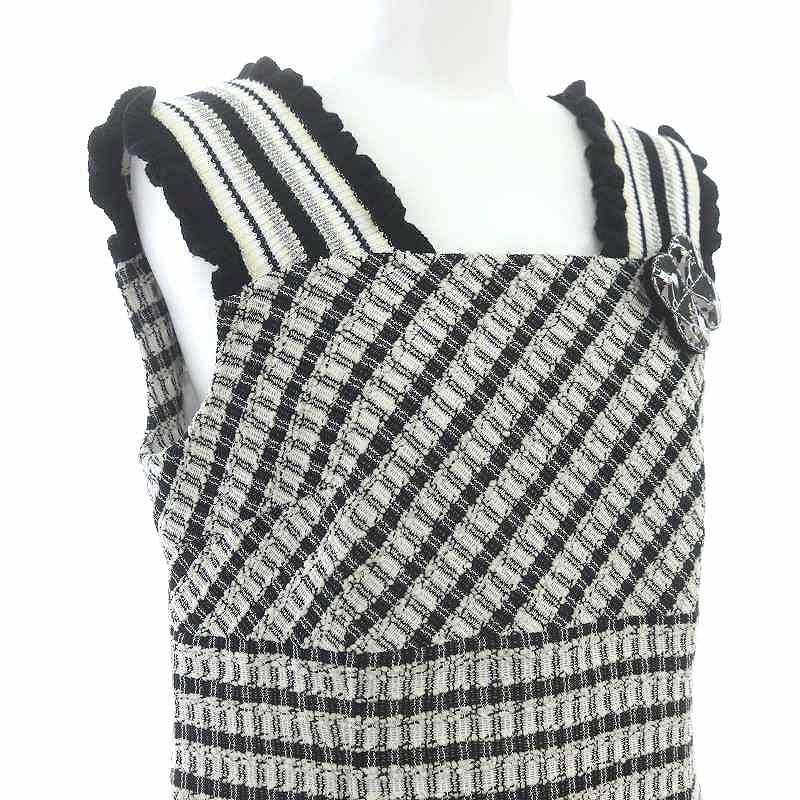 ツイード ノースリーブワンピース