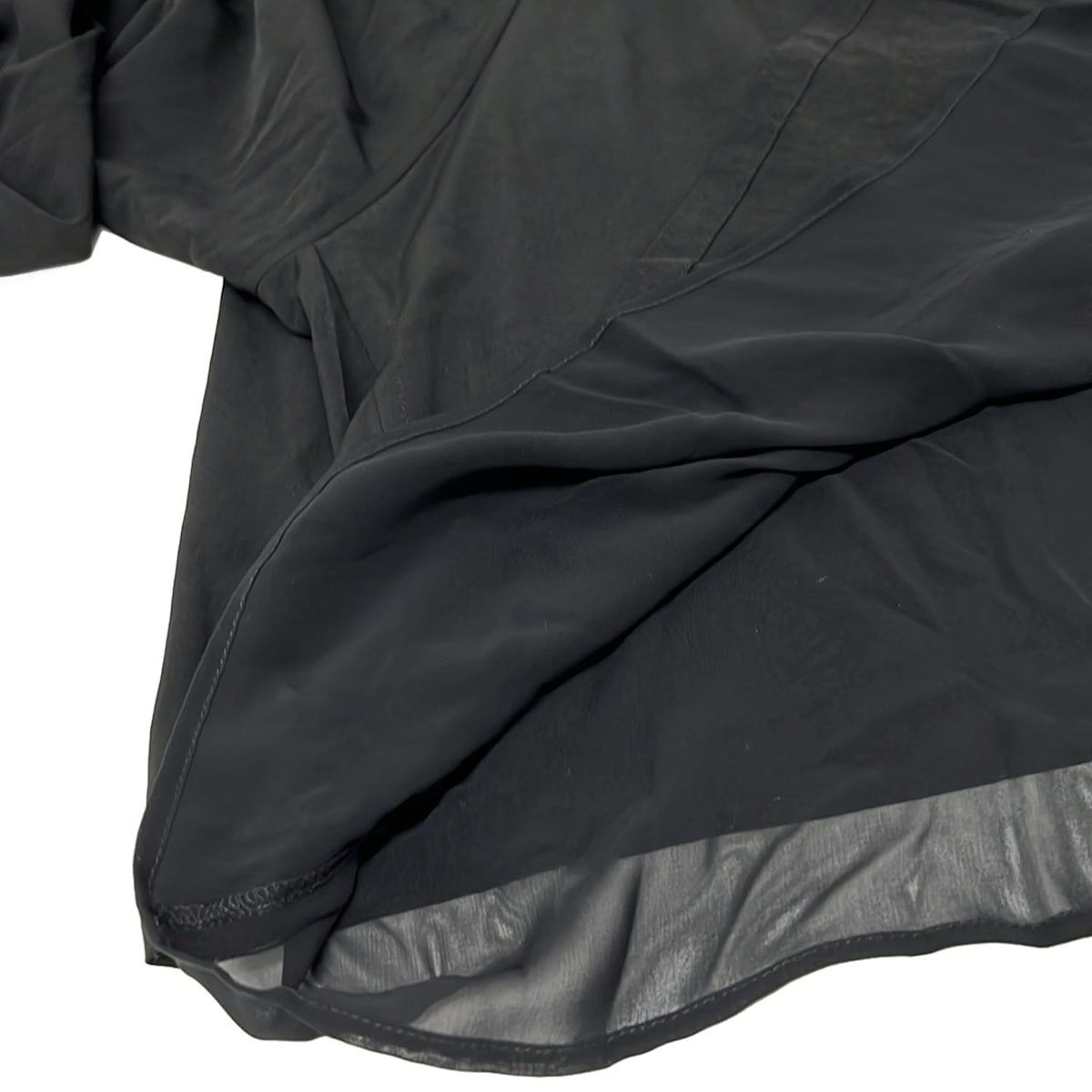 Y s ワイズ パンツ サイズ2 M レディース - 黒 クロップド 半端丈 変形デザイン ウエストゴム DECORATOM_COM_BR