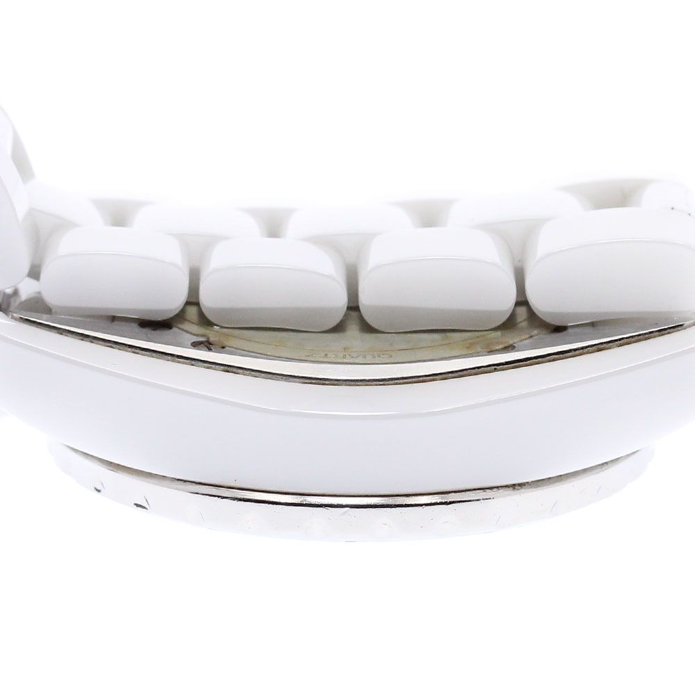 シャネル CHANEL H2422 J12 33ｍｍ  白セラミック 8Pダイヤ クォーツ レディース_874008