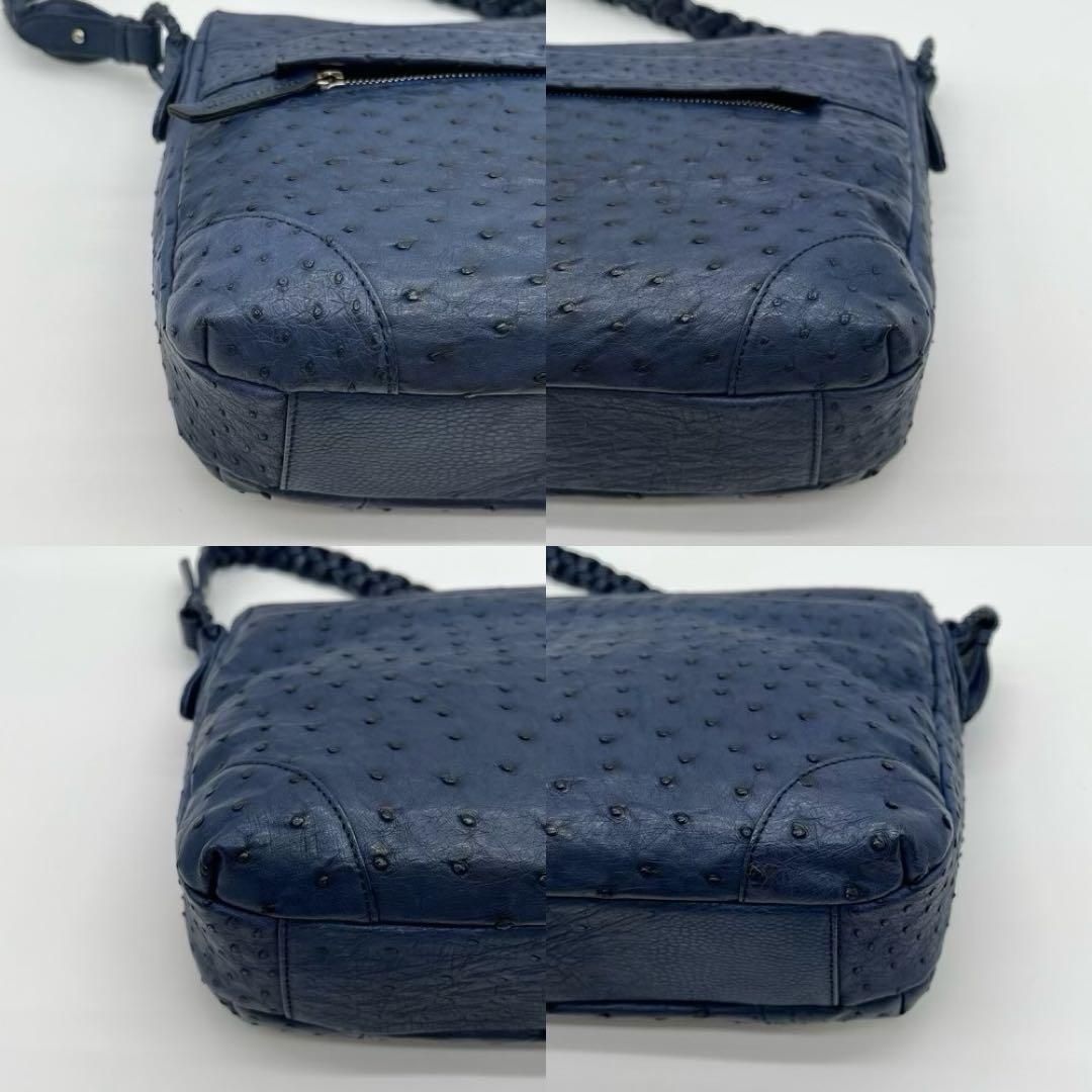 【極美品】Takechi オーストリッチ ダチョウ ハンドバッグ Exotic 極美品】Takechi オーストリッチ ダチョウ ハンドバッグ Exotic