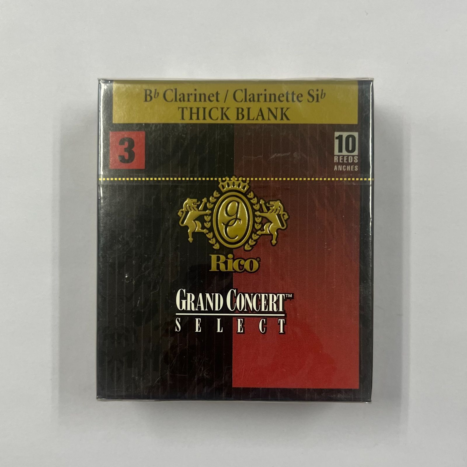 B♭クラ リード グラコン シックブランク 3半 D'Addario Woodwinds/RICO リード B♭クラリネット用 グランド