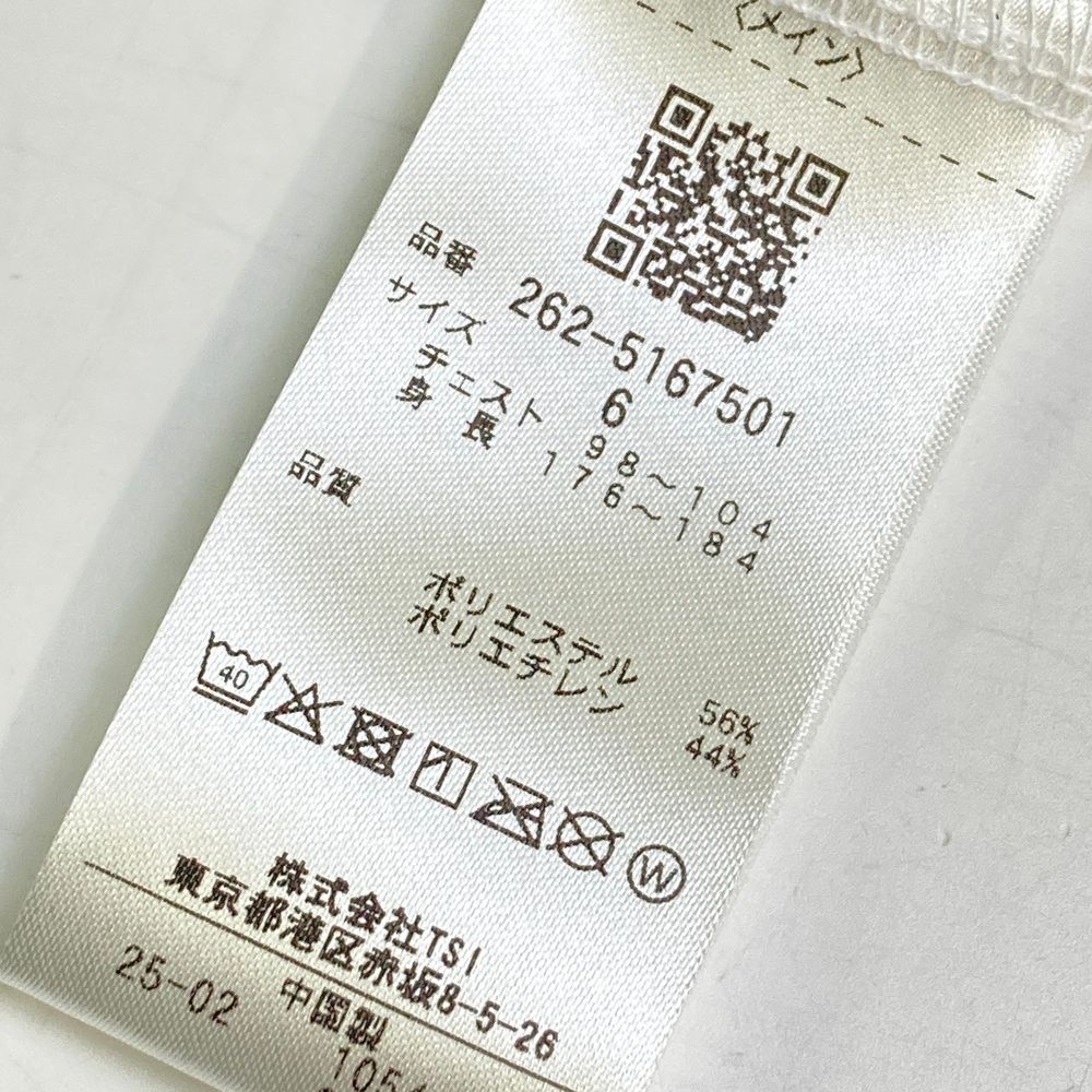 サイズ：6 JACK BUNNY ジャックバニー 2025年モデル モックネック半袖Tシャツ  ホワイト系 [240101492145] ゴルフウェア メンズ ストスト サイズ：6 JACK BUNNY ジャックバニー 2025年モデル モック