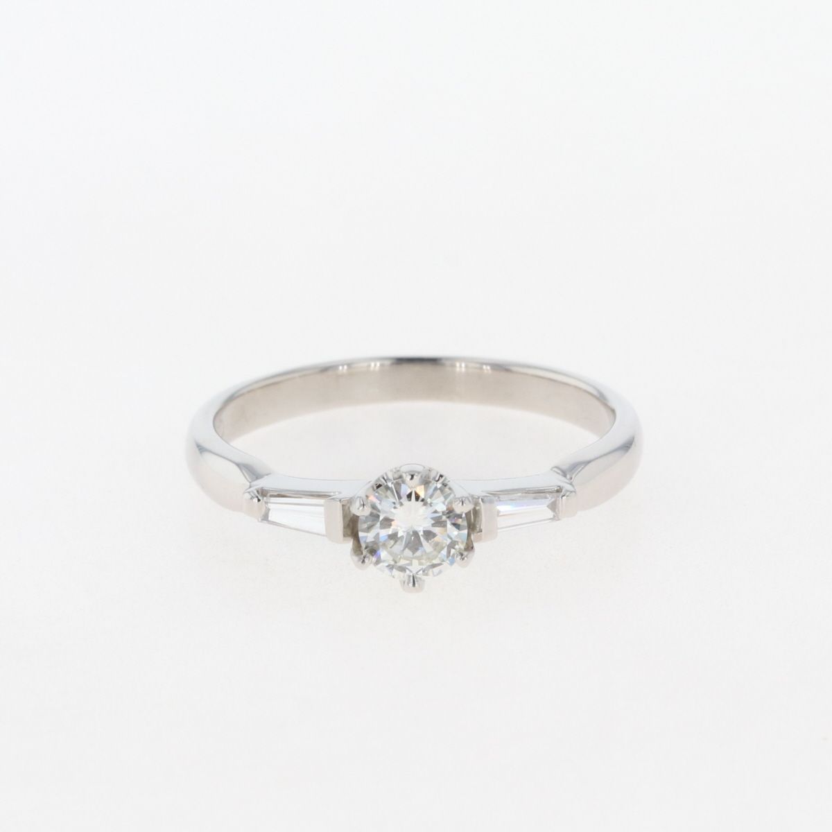 ダイヤモンド デザインリング プラチナ メレダイヤ 指輪 リング 11.5号
