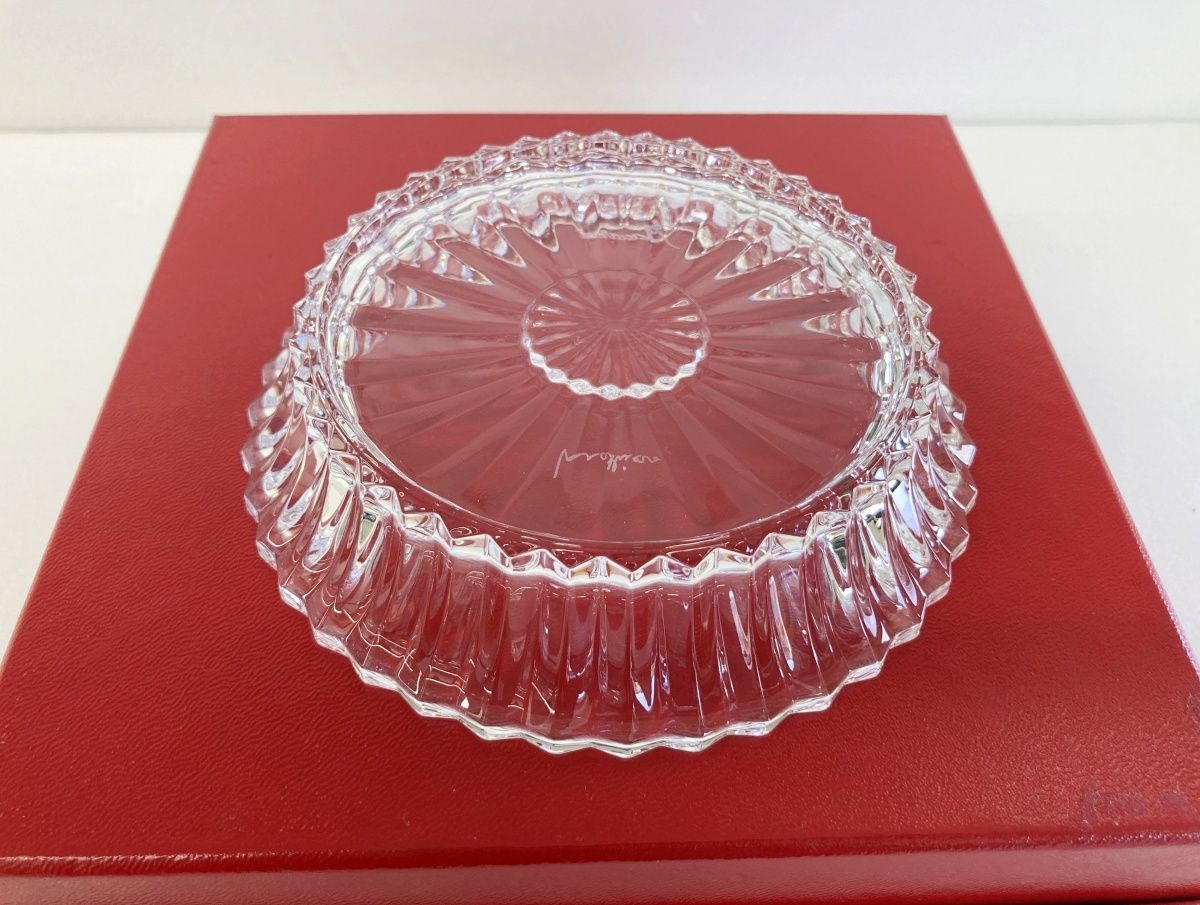 未使用 Baccarat バカラ ミルニュイ ディッシュ プレート 13cm 箱有