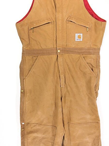 デトロイトジャケット80s USA製 Carhartt ブラウン ダック パデット