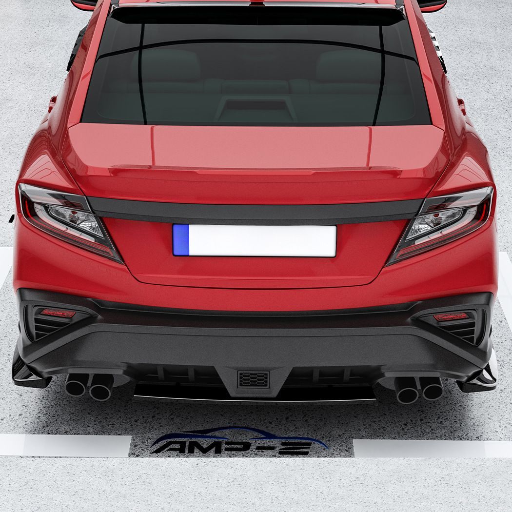 【送料無料】メンズ 外装パーツ スポーツ仕様 Subaru WRX STI VB 2022年以降対応 リアリップスポイラー ABS製 ピアノブラック/カーボン調LMQ62大人気