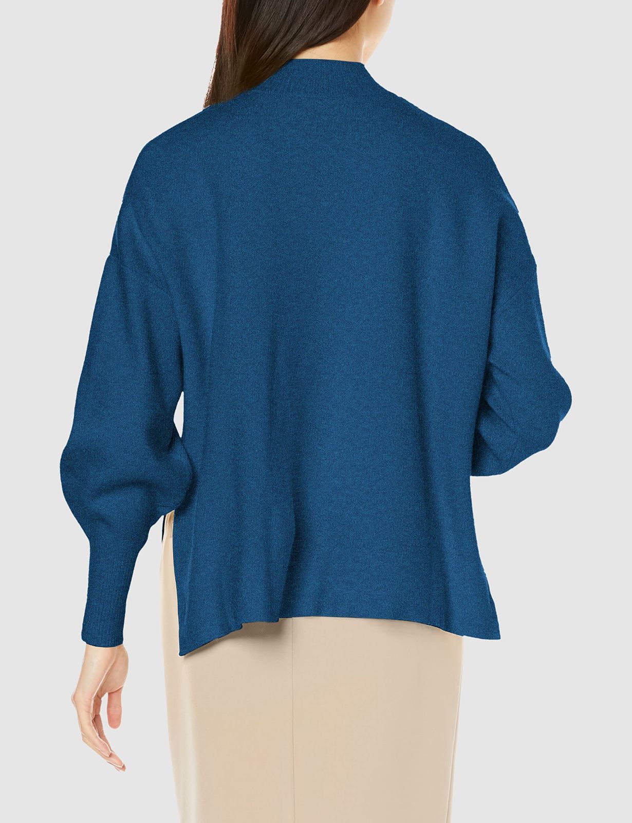 激安 レディース ダブルジャガードボックスニット セーター ナチュラルビューティーベーシック