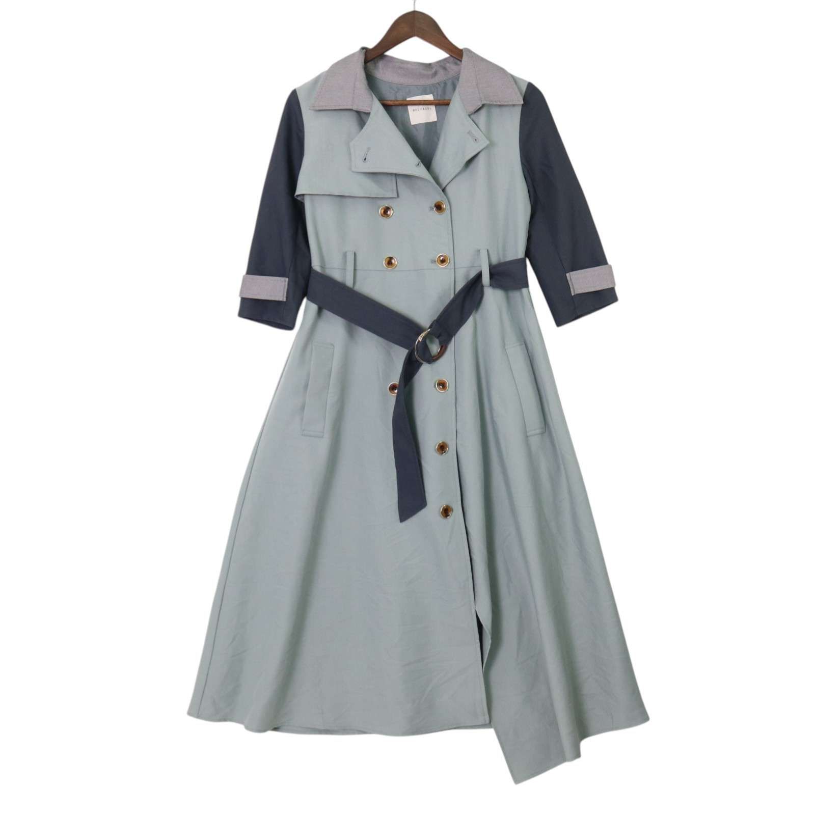 トレンドメルさん専用 REDYAZEL レディアゼル 通年 ストレッチ☆ バイカラー トレンチ
