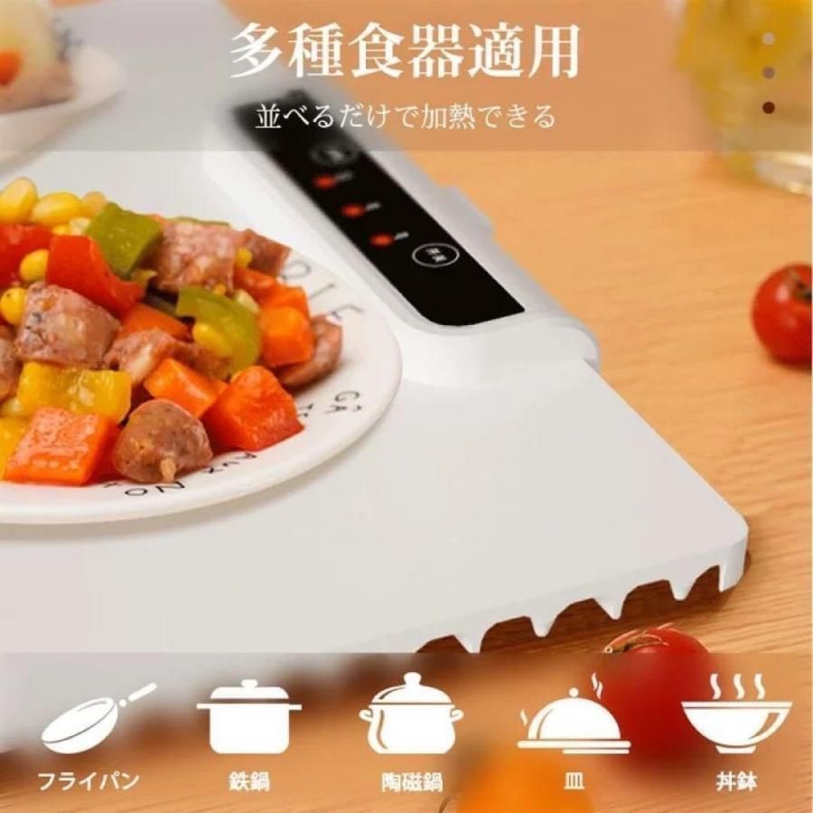 3段階の温度設定 60℃|80℃|100℃