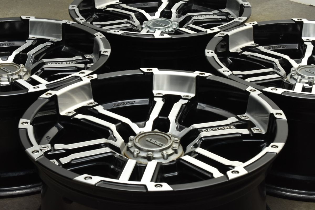 ホイール RAYS DAYTONA FDX 17in 8J 20 PCD139.7 4本 ランドクルーザープラド ハイラックス サーフ FJクルーザー