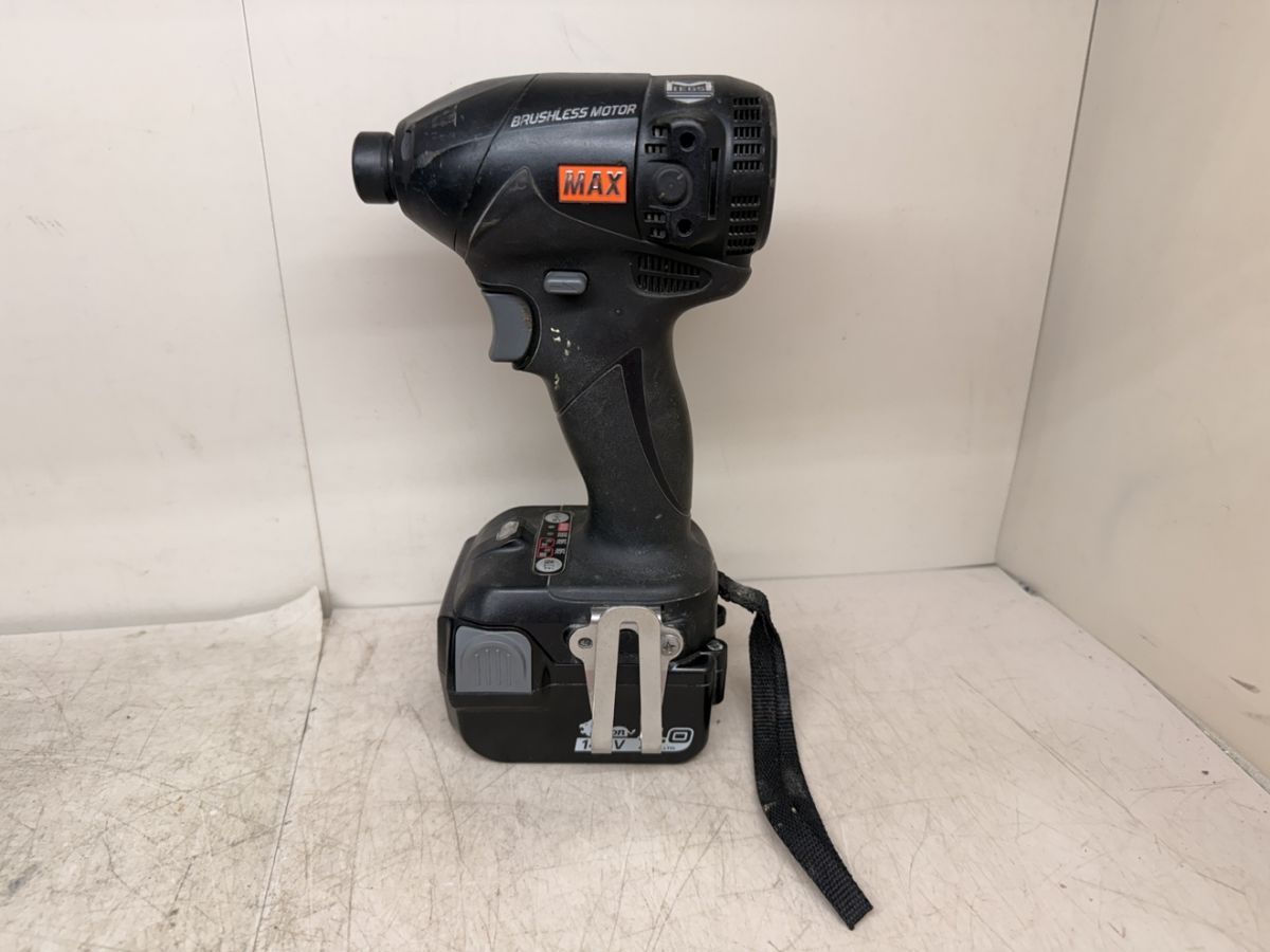 品 MAX PJ-ID144 14.4V インパクトドライバ フルセット バッテリ2個 充電器 マックス