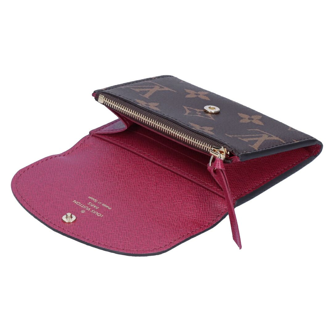 ルイヴィトン LOUIS VUITTON 折財布 ミニ財布 ポルトモネ・ロザリ