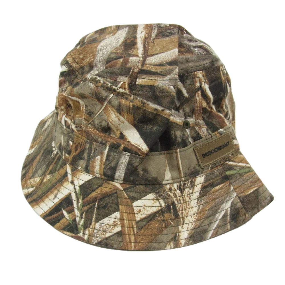 DESCENDANT ディセンダント 22AW 222EMDS-HT01S BOX BUCKET CAMO バケットハット 3 CAMOUFLAGE カモフラージュ カーキ系 4 新古品