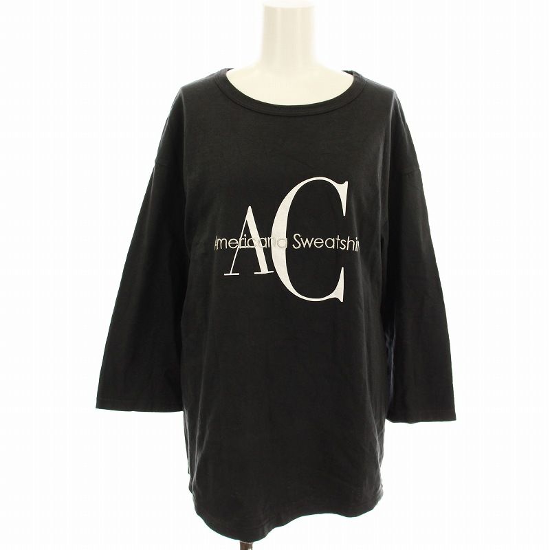 ドゥーズィエムクラスL'Appartement AMRCN ブラック Tシャツ Deuxieme Classe（ドゥーズィエムクラス）の「《予約