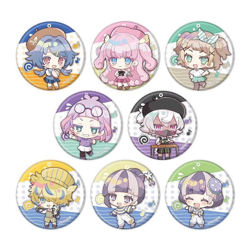 まいまいまいごえん 10 [ミニキャライラスト] 缶バッジ 8個入り