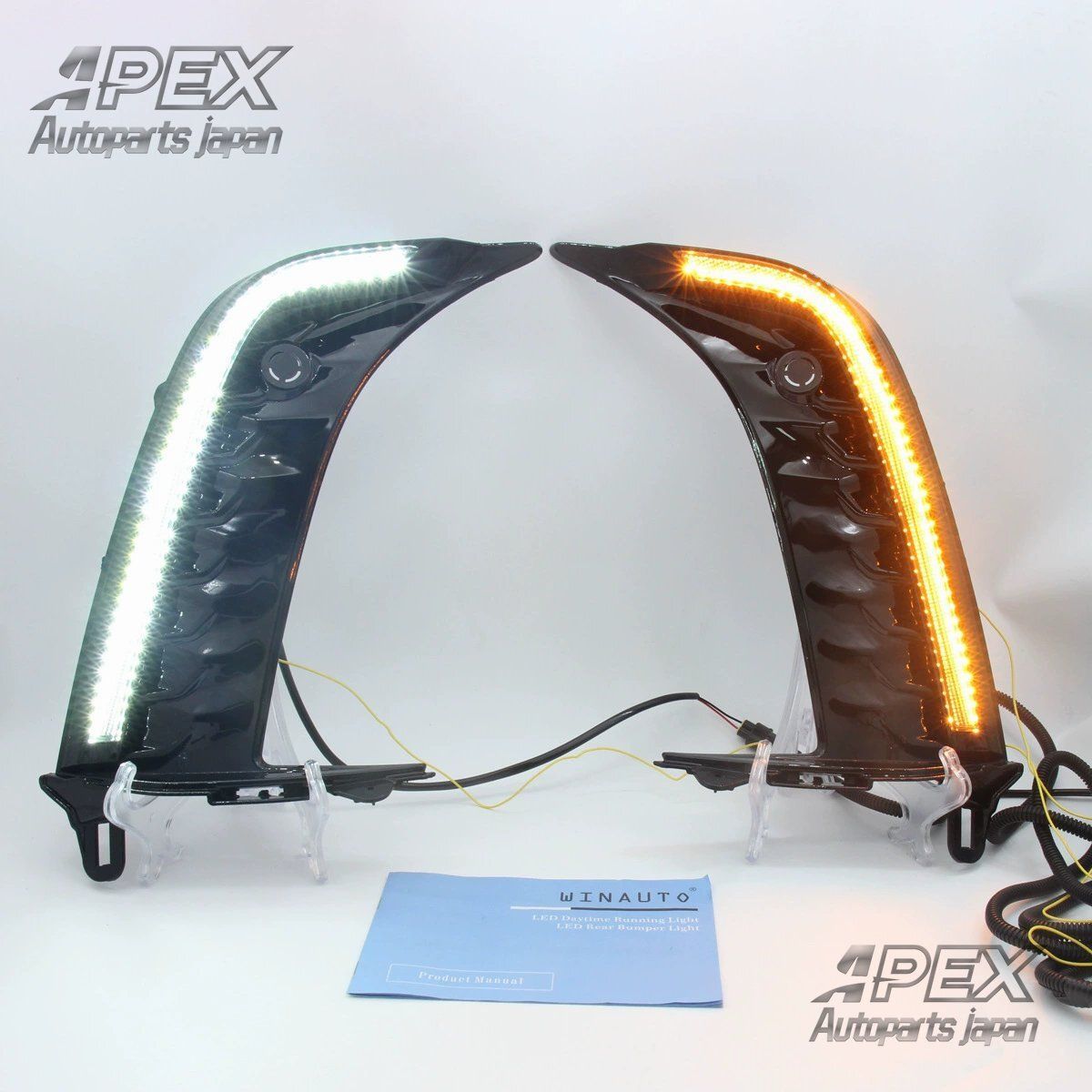 トヨタ カムリ CAMRY DRL 2025- モデル用 LEDデイライト デイタイムランニングライト 2色ターンシグナル フォグランプZYL907おすすめ注目