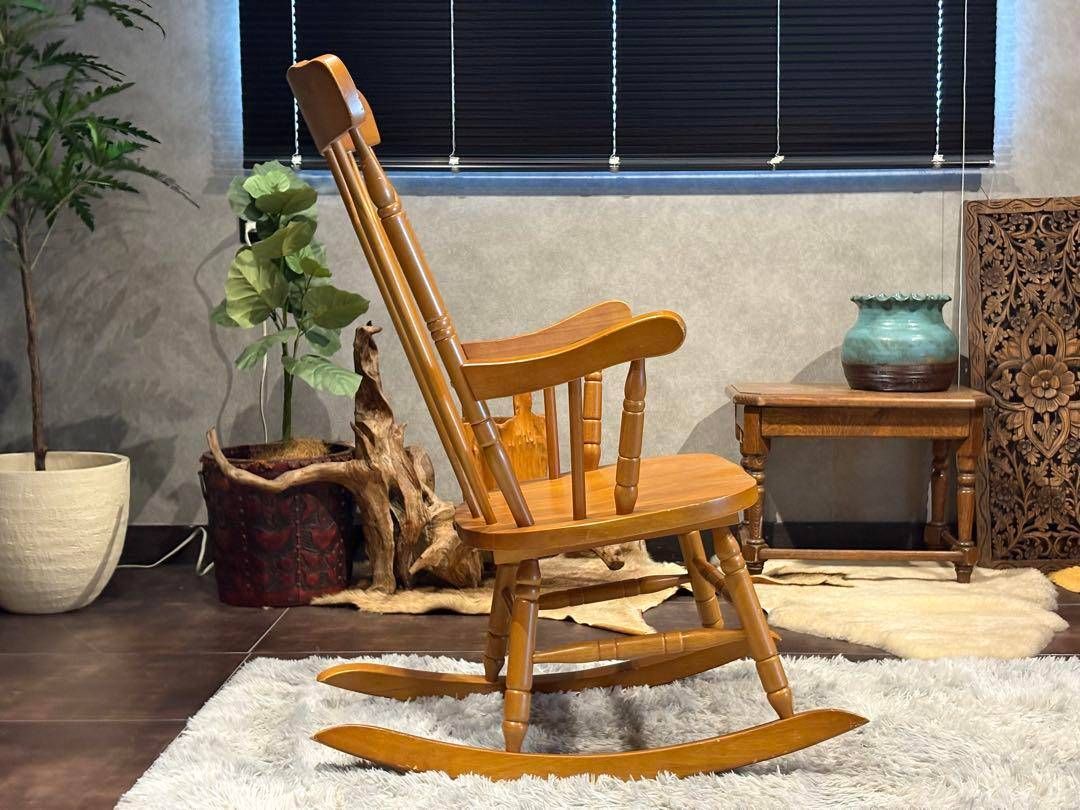 ロッキングチェア　ナチュラル　ヴィンテージ　ビンテージ　レトロ　ゆり椅子 ロッキングチェア ナチュラル ヴィンテージ ビンテージ レトロ