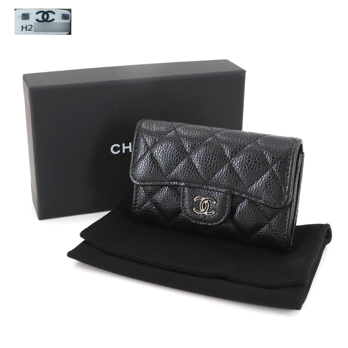 未使用 展示品 シャネル CHANEL マトラッセ カードケース 名刺