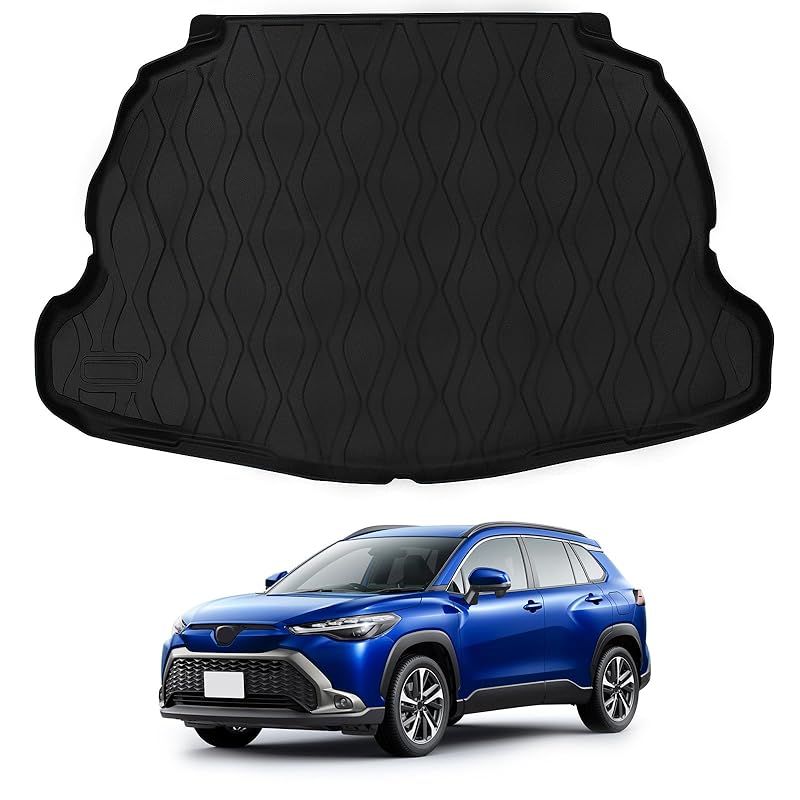 トヨタ 新型カローラクロス 10系 ラゲッジマット 車種専用設計 corolla cross 2WD専用 トランクマット ラゲージトレイ TPE素材 防水 耐摩擦 耐汚れ 3Dカーゴマット ラバータイプ 保護マット カー用品 内装パーツ?装着簡単 1Pセッ 1