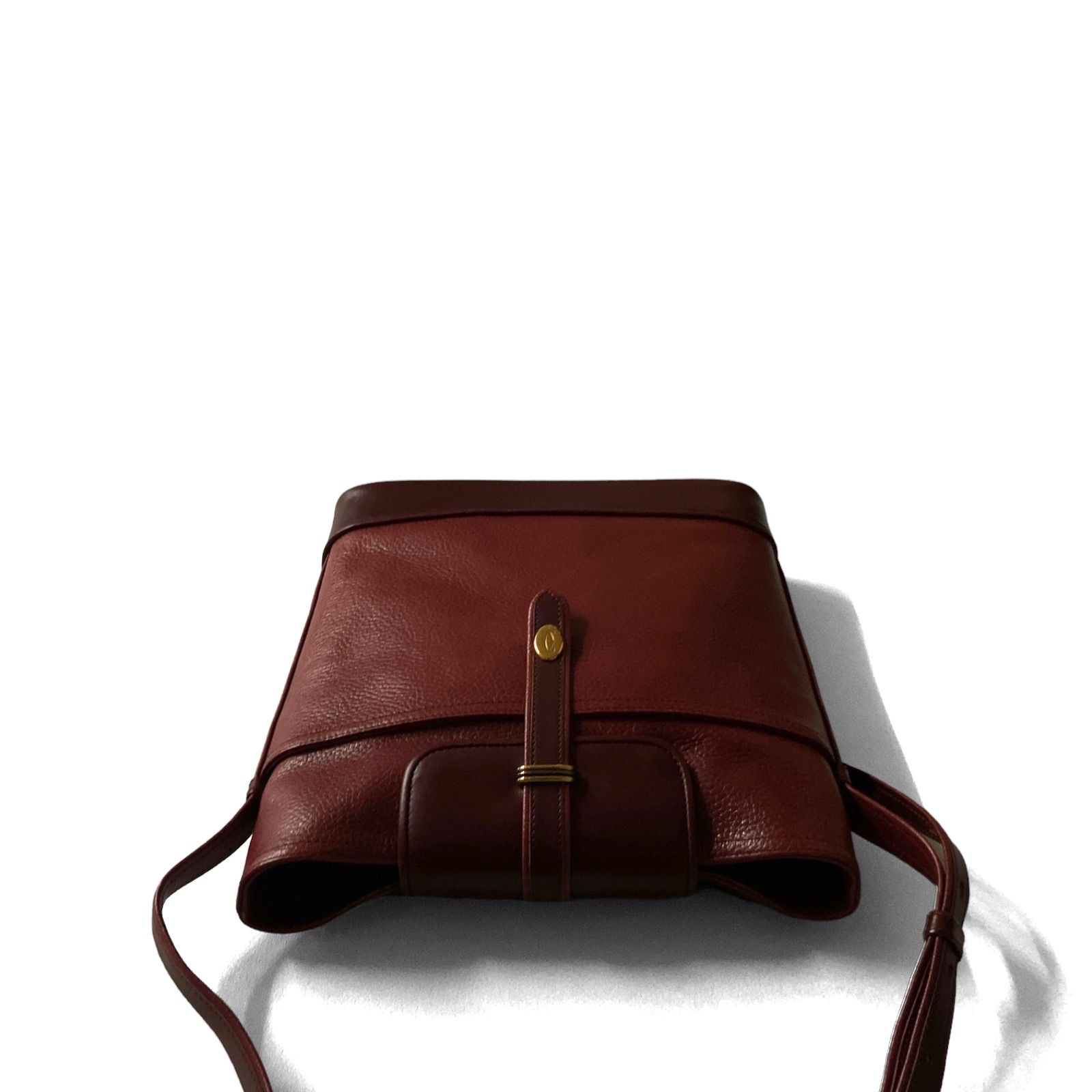 中古品】Cartier カルティエ マストライン ショルダーバッグ レザー