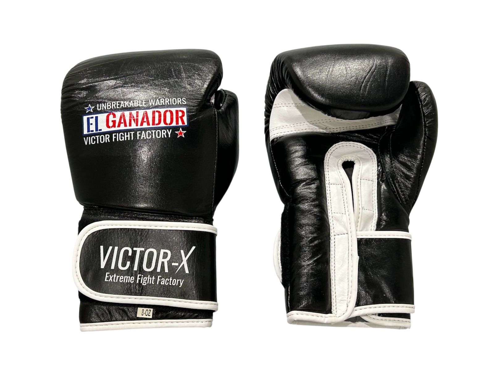 EL GANADOR VICTOR-X ボクシンググローブ 黒/白 Amazon | EL GANADOR LACE UP BOXING GLOVE(VICTOR) (12oz