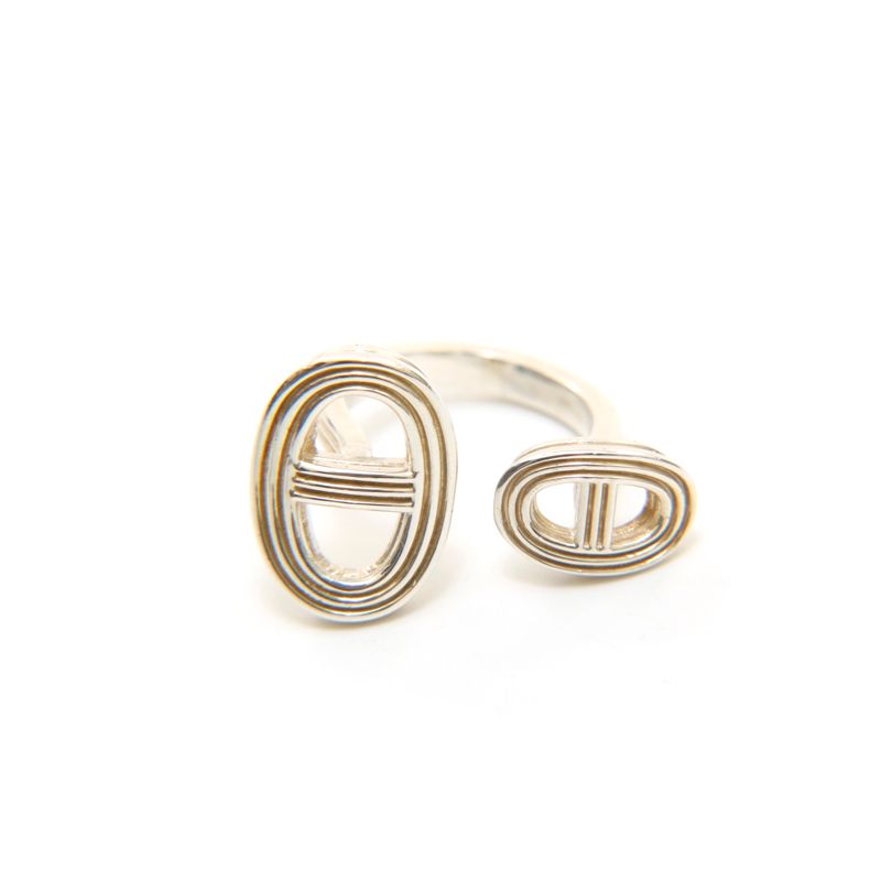 HERMES エルメス　リング　シェーヌダンクル　サイズ53 12号　中古品 HERMES エルメス リング エヴァーシェーヌダンクル MM サイズ:12号