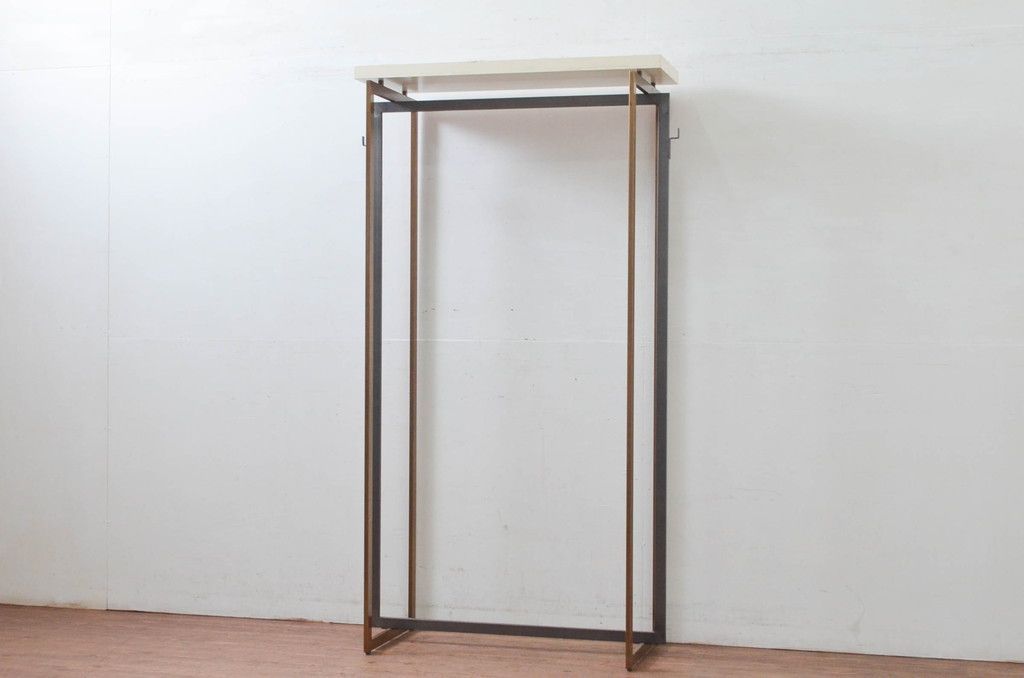 インダストリアル 3本脚 スラントハンガー パイプメタルラック