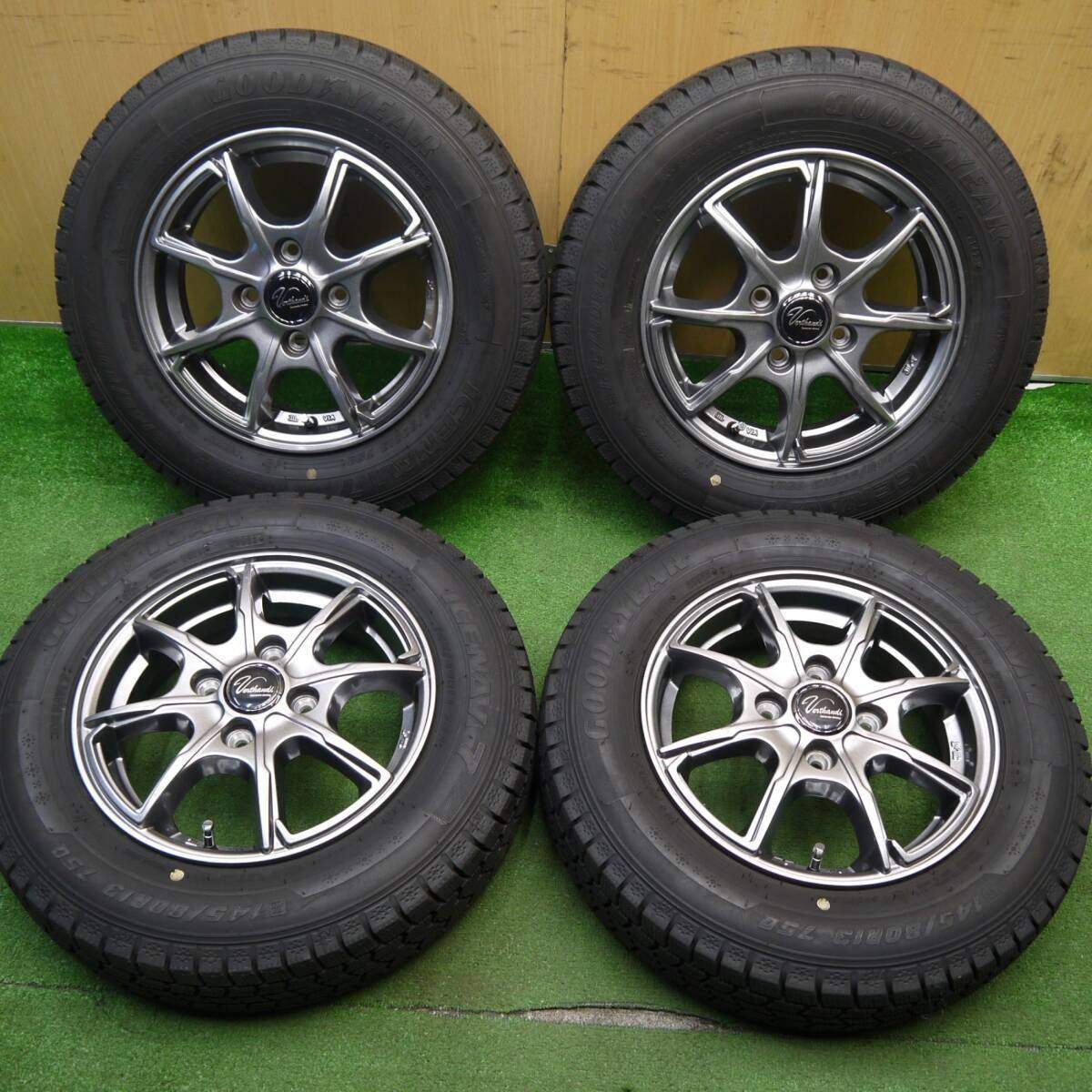 バリ溝 美品【21年49週製ダンロップウインターマックス SV01 145/80R12 80/