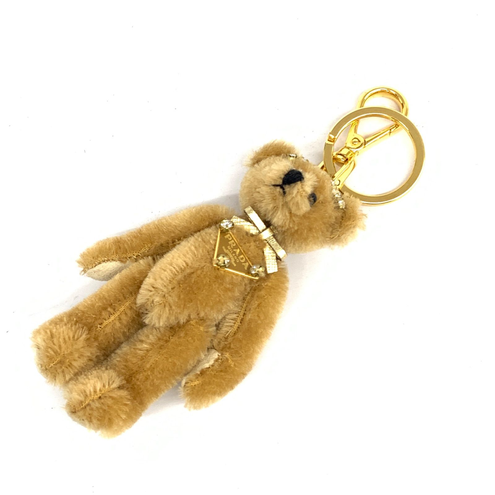 ☆美品☆PRADA プラダ キーホルダー テディベア クマ チャーム - メルカリ