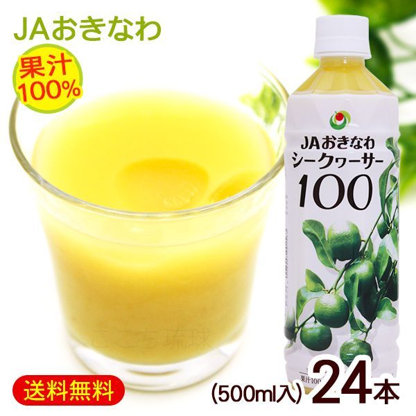 シークワーサー 原液 果汁100％ 500ml×24本【FS】賞味期限2025年01月07日