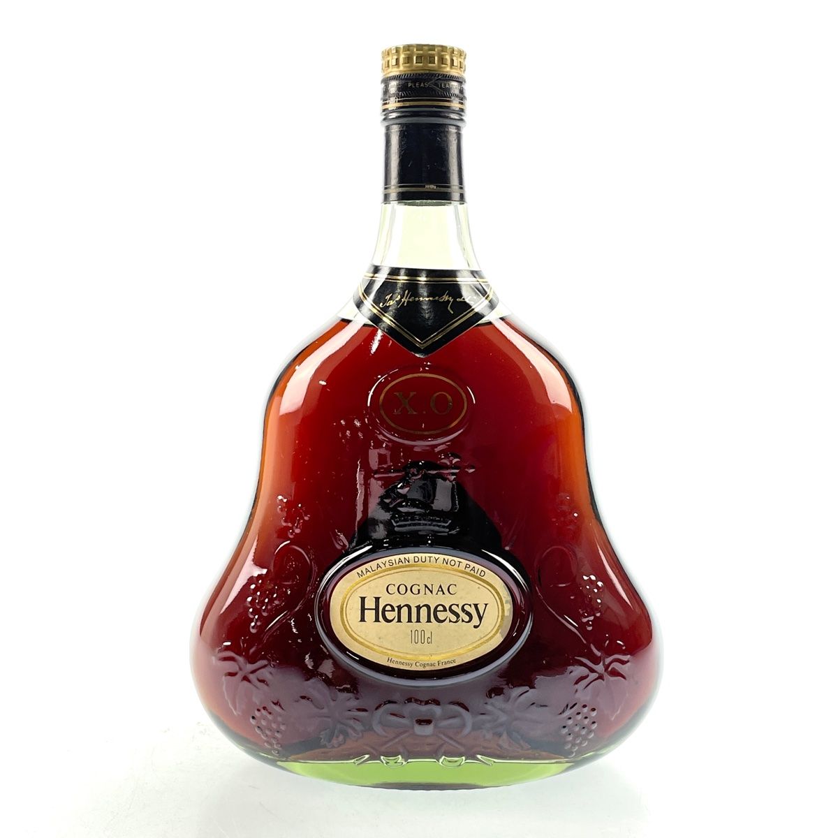 ヘネシー Hennessy XO 金キャップ グリーンボトル 1000ml ブランデー