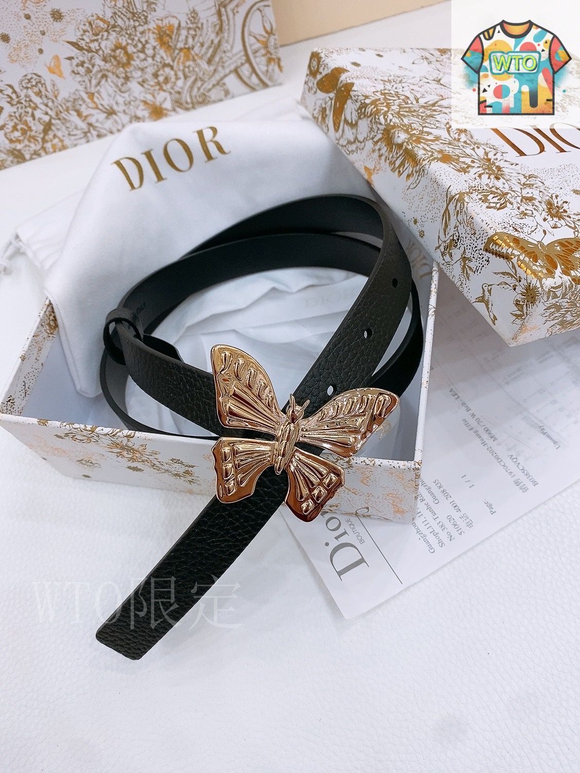 今日WTO】Dior Saddle Belt サドルベルト-VO53 - メルカリ