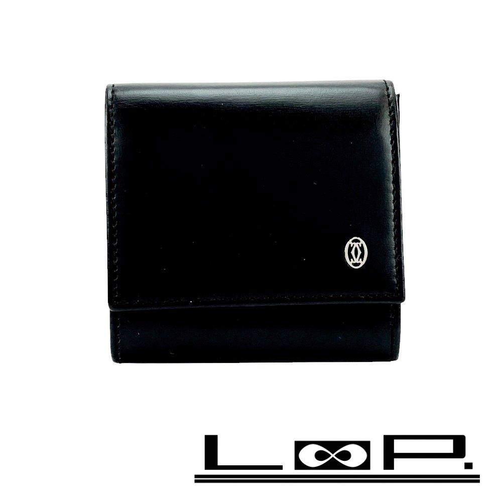 □美品□ カルティエ パシャ コインケース 財布 小銭入れ レザー