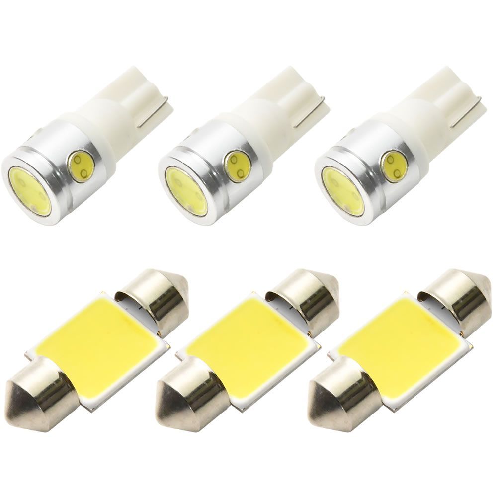 C26 セレナハイウェイスター H22.11-H25.12 マジ明るいCOB LEDルームランプ 電球 6点