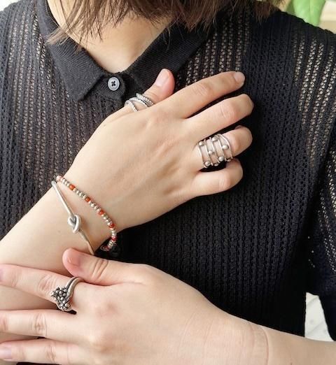 アクセサリー #35 シルバー バングル カレンシルバー ハンドメイド 