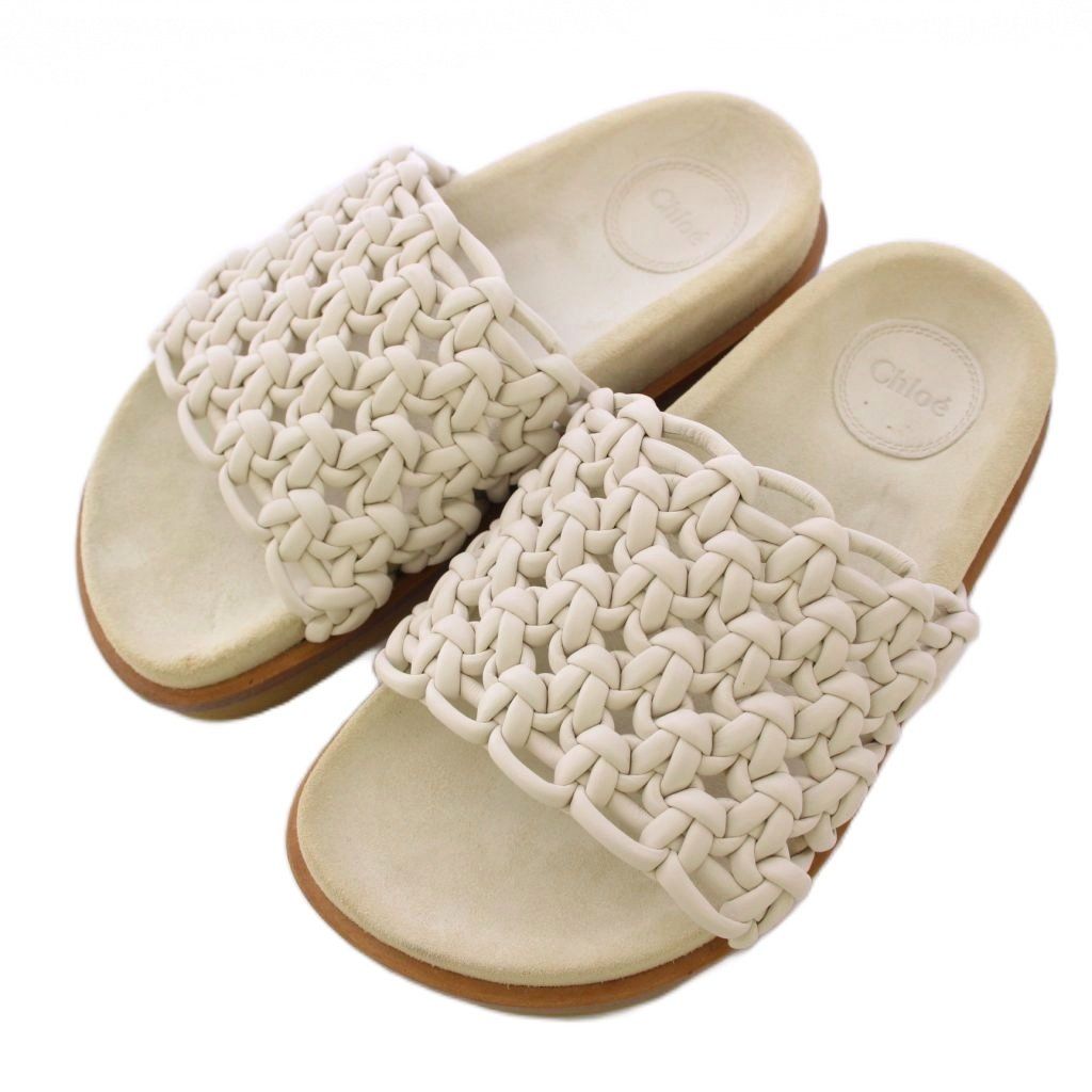 専用出品 Chloé 厚底サンダル ベージュ 37 専用出品 Chloé 厚底