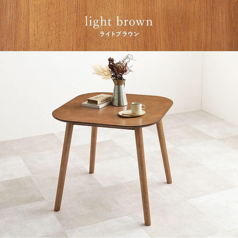 天然木 カントリー風 二人用 ダイニング3点セット、幅75cm Used/美品