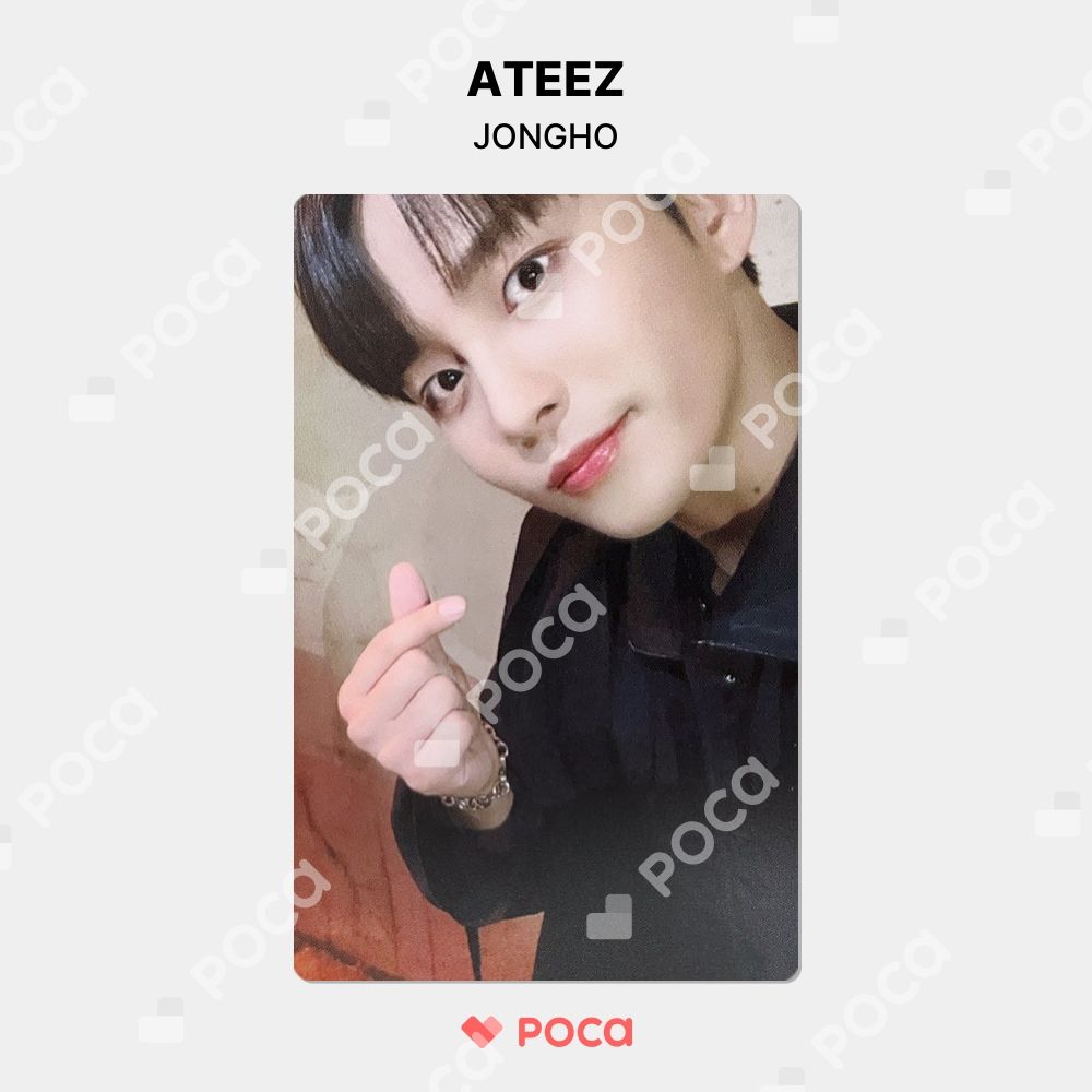 ateez ソウルコン atiny zone トレカ　ジョンホ ATEEZ ホンジュン ジョンホ ソウルコン ATINY ZONE 両面トレカ