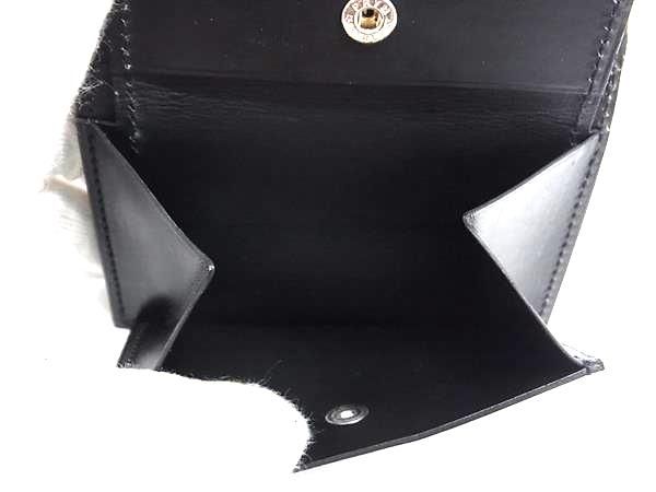 【未使用品】SHELL CORDOVAN 2 小銭入れ付き二つ折り財布 BLK SHELL CORDOVAN 2(シェルコードバン2) 小銭入れ付き二つ折り財布