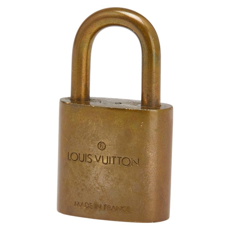 値下ルイヴィトン　アンクレ　ゴールド　キーリング　チャーム&カデナ　南京錠セット ルイヴィトン アンクレ ゴールド キーリング チャーム&カデナ