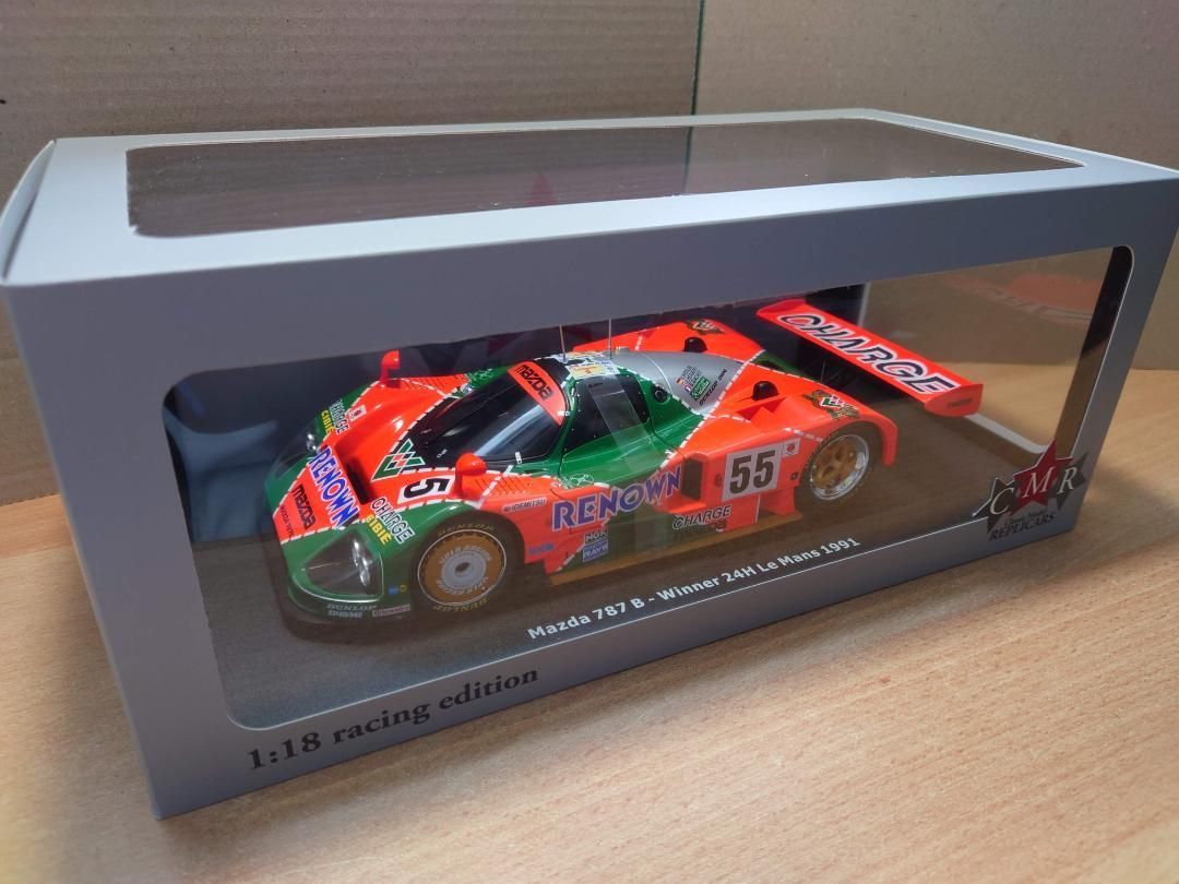 1/18 マツダ787B ルマン1991優勝車 MAZDA CMR製ダイキャスト